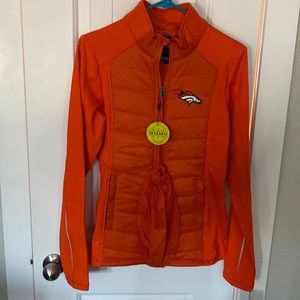 NWT - Broncos packable jacket